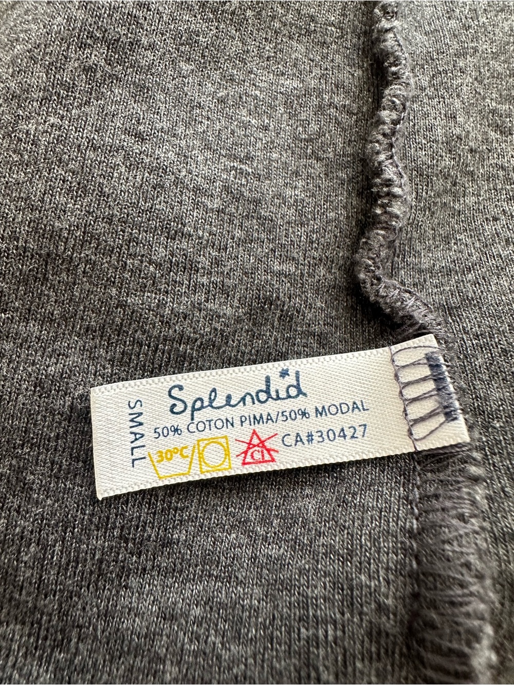 Splendid Dark Charcoal Open-Front Cardigan, size small - Picture 9 of 10